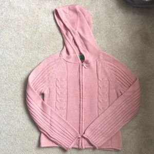 BUCKLE Sweater with 2 way zipper